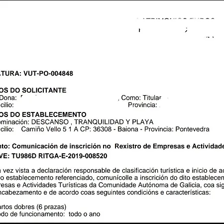 O Fogar De Susana アパート *